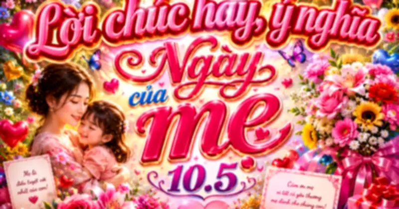 Ngày của mẹ 10.5: Những lời chúc xúc động ngập tràn mạng xã hội