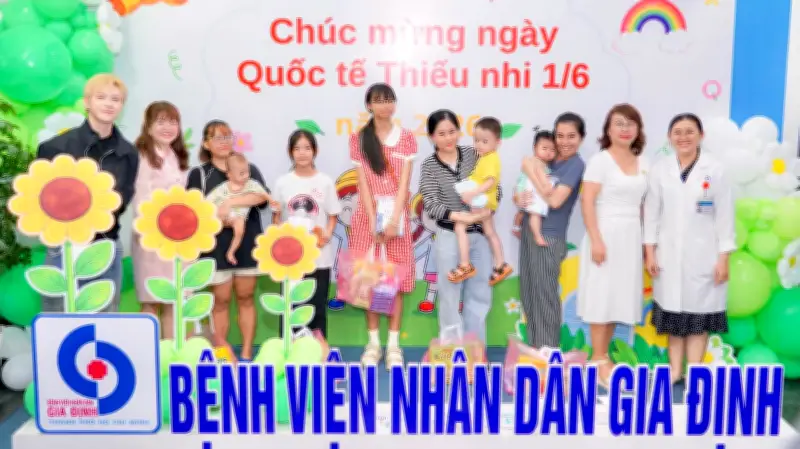 Ngày hội tuổi thơ cho bệnh nhi tại Bệnh viện Nhân dân Gia Định