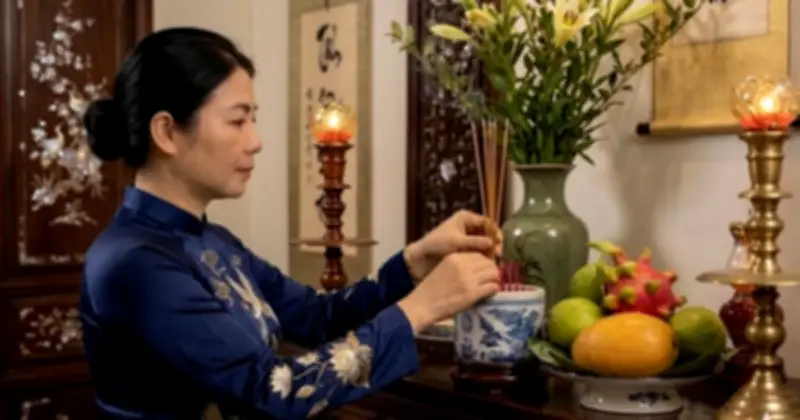 Những thứ nên hạ ngay sau khi thắp hương để bàn thờ luôn sạch sẽ, trang nghiêm
