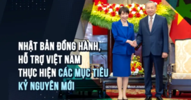 Nhật Bản đồng hành hỗ trợ Việt Nam thực hiện các mục tiêu kỷ nguyên mới