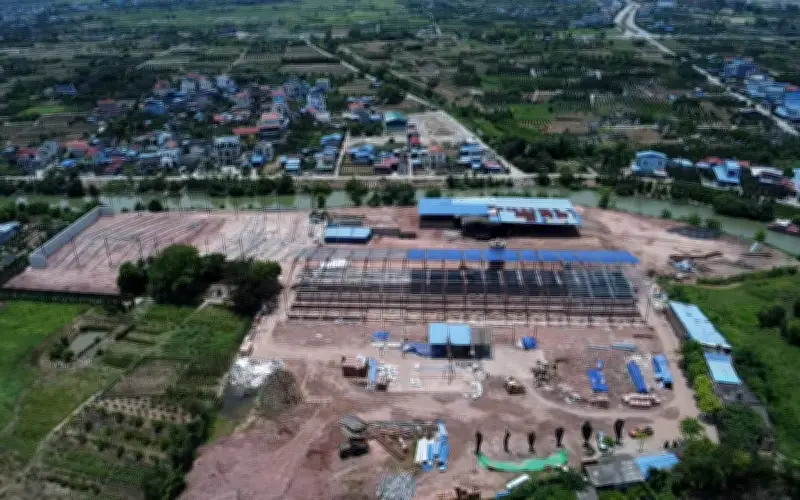 Ninh Bình: Loạt công trình mọc lên tại nhà máy gạch Điền Xá khiến người dân bất an