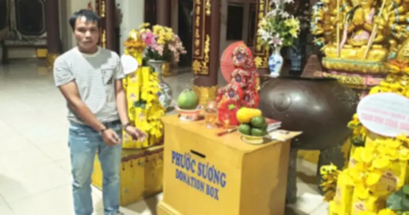 Đà Nẵng bắt 2 nghi phạm trộm tiền công đức tại chùa và nhà thờ