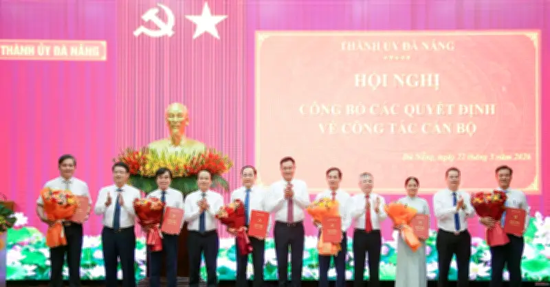 Đà Nẵng công bố quyết định điều động, bổ nhiệm nhiều cán bộ chủ chốt