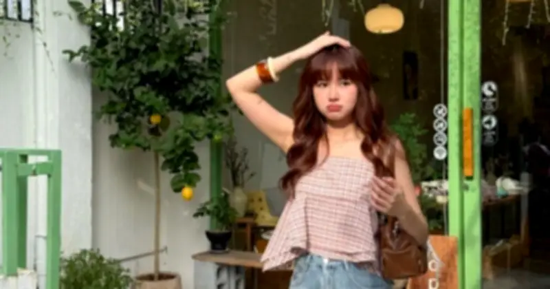 Áo hai dây ca rô: Biến tấu mới mẻ cho mùa hè thêm phong cách