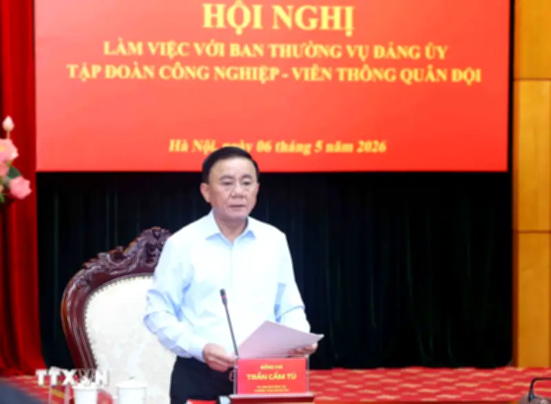 Đoàn kiểm tra của Bộ Chính trị làm việc với Ban Thường vụ Đảng ủy Tập đoàn Viettel