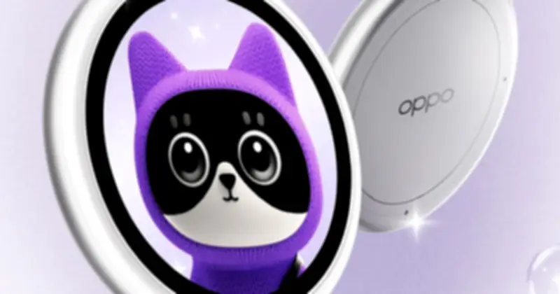OPPO sắp ra mắt phụ kiện màn hình tròn gắn lưng điện thoại, kết nối không dây