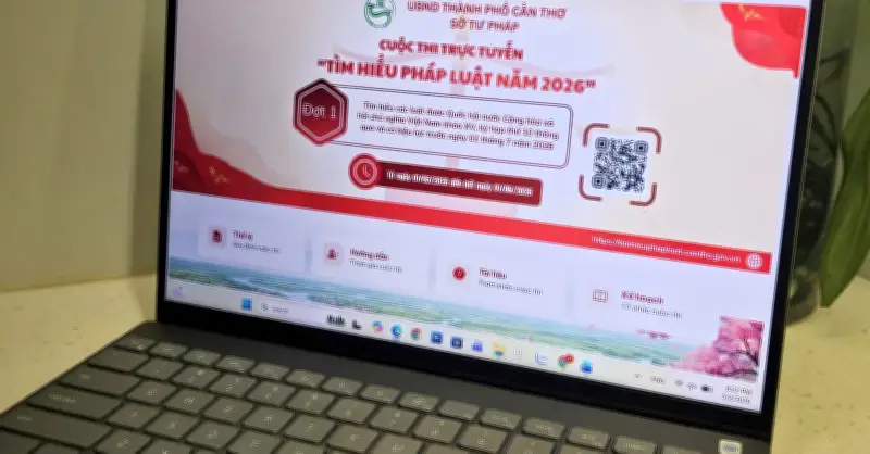 Phổ biến quy định pháp luật mới qua cuộc thi trực tuyến