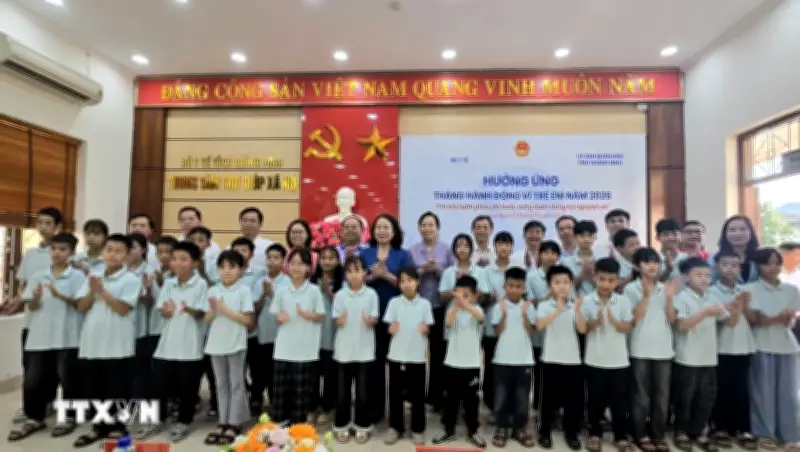 Phó Chủ tịch nước dự Lễ phát động Tháng hành động vì trẻ em năm 2026
