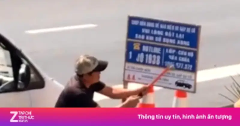 Phá hoại biển báo trên cao tốc Bắc - Nam bị phạt 1,5 triệu đồng
