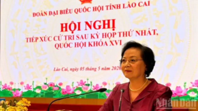 Phó Thủ tướng Phạm Thị Thanh Trà tiếp xúc cử tri tại Lào Cai