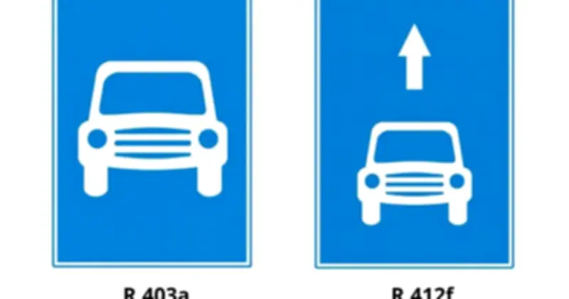 Phân biệt biển báo R.403a và R.412f để tránh bị phạt tới 6 triệu đồng