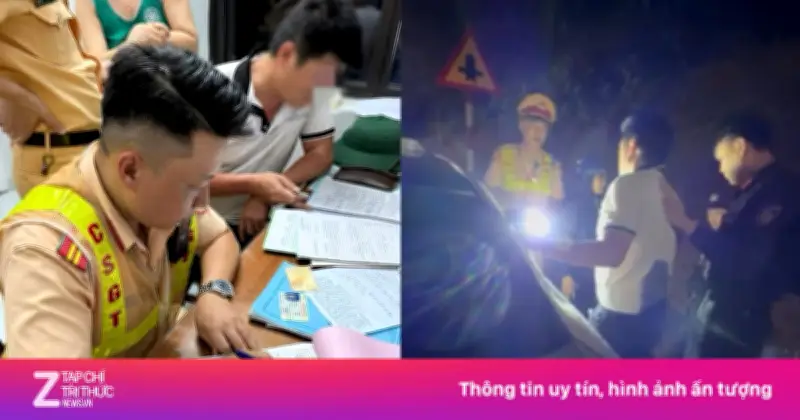 Phát hiện chốt kiểm tra cồn, tài xế khóa ôtô nằm ngủ ghế sau