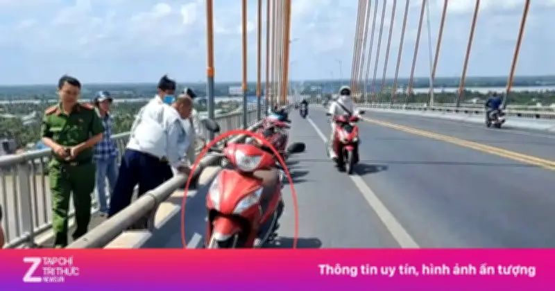 Phát hiện thi thể phụ nữ dưới mố cầu Rạch Miễu, bên cạnh xe máy bỏ lại