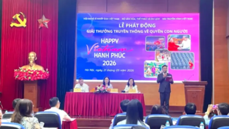 Phát động Giải thưởng truyền thông về quyền con người 'Việt Nam hạnh phúc 2026'