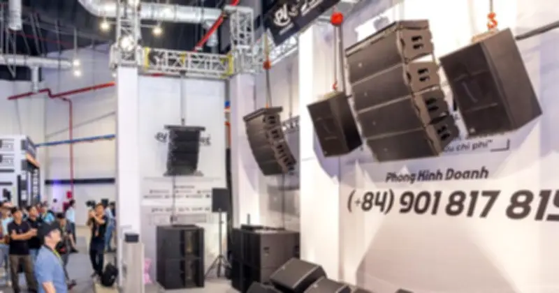 PVSOUND giới thiệu hệ thống âm thanh Dare Professional Audio tại Plase Show 2026