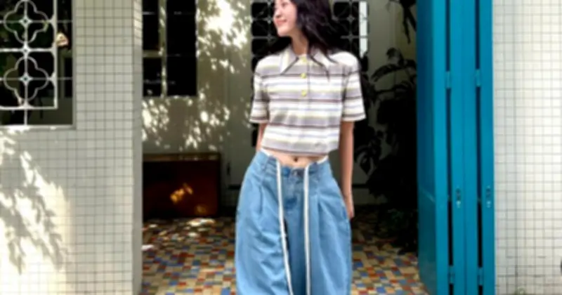 Quần jeans xanh: Bí quyết phối đồ đẹp từ công sở đến dạo phố