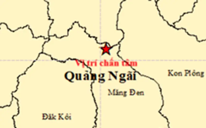 Quảng Ngãi: 6 trận động đất liên tiếp trong ngày, người dân lo lắng