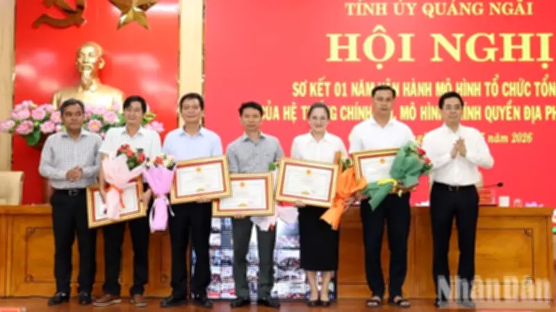 Quảng Ngãi đánh giá 1 năm vận hành mô hình chính quyền 2 cấp