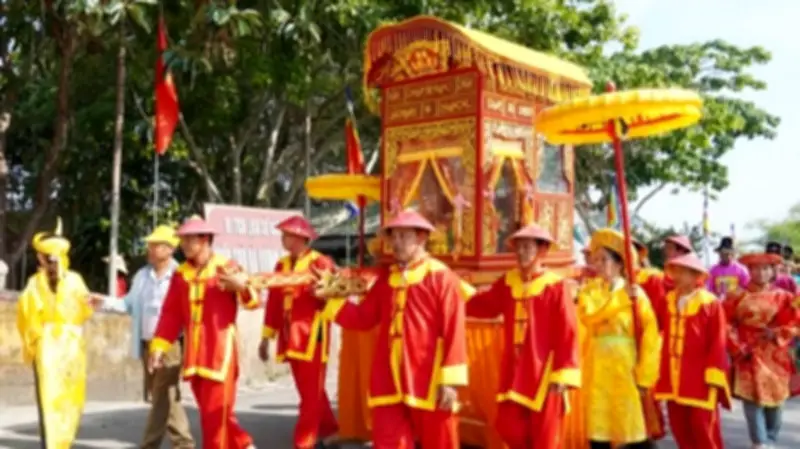 Quảng Trị: Tưng bừng lễ giỗ bà Vương phi họ Lê tại xã Vĩnh Linh