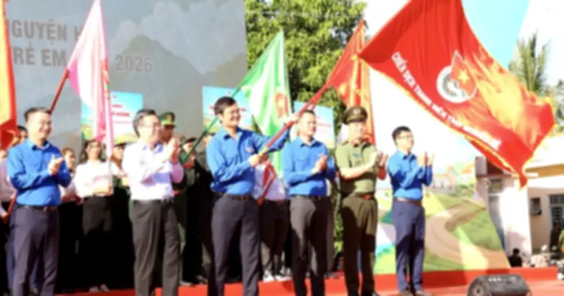 Ra quân Chiến dịch Thanh niên tình nguyện hè 2026 với nhiều điểm mới