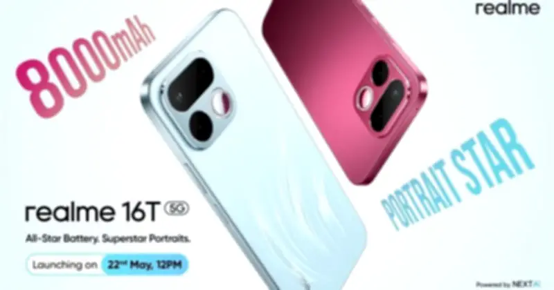 Realme sắp ra mắt điện thoại pin 8.000mAh, dùng ba ngày không cần sạc