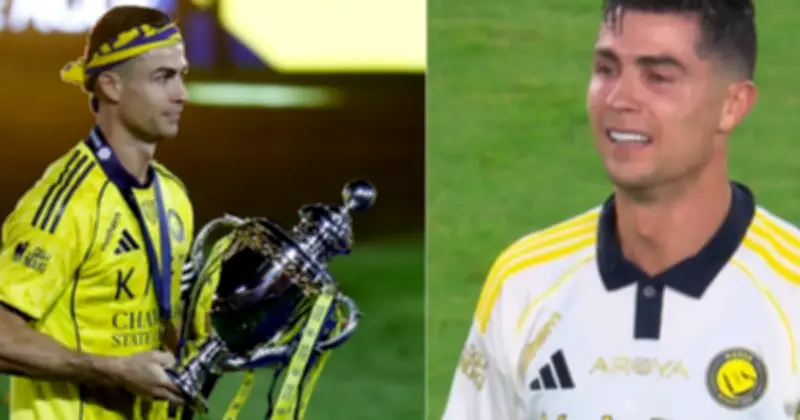 Ronaldo giải tỏa áp lực sau 3 năm trắng tay cùng Al-Nassr vô địch Saudi Pro League