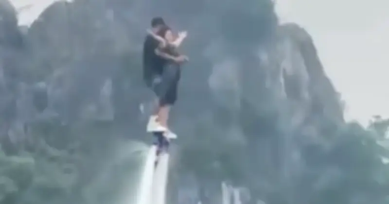 Sự cố flyboard ở Ninh Bình: Vận động viên nguy kịch, du khách may mắn thoát nạn