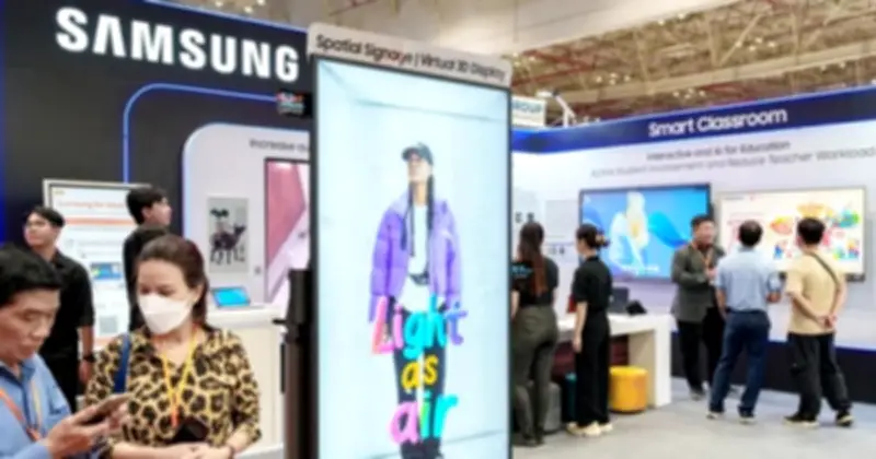 Samsung mang lớp học tương lai đến Education Vietnam 2026 với AI và màn hình 3D không kính
