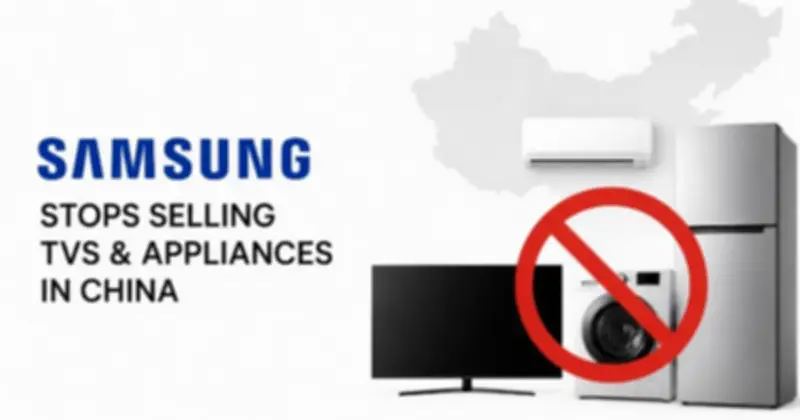 Samsung ngừng kinh doanh TV, gia dụng tại Trung Quốc, vẫn bán smartphone