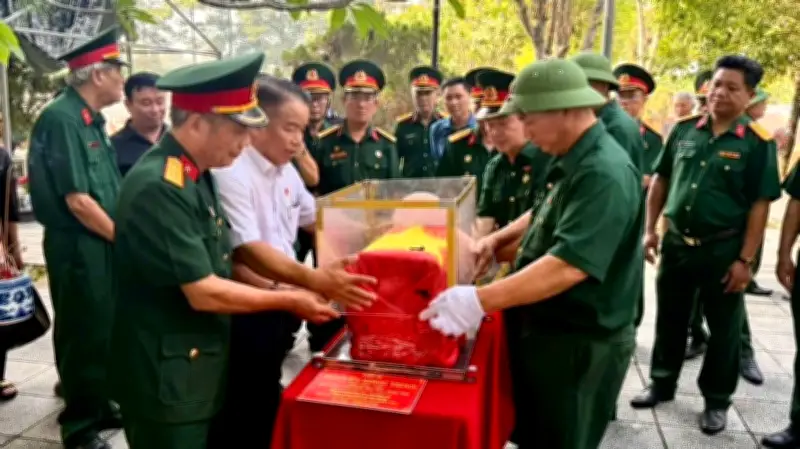 Sau 48 năm, liệt sĩ Nguyễn Sông Thao được đưa về quê hương Nghệ An