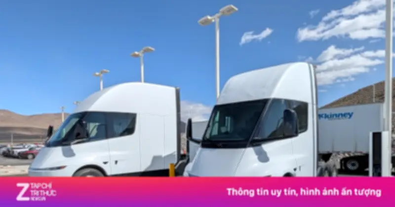Sau 7 năm trễ hẹn, Tesla Semi chính thức sản xuất hàng loạt
