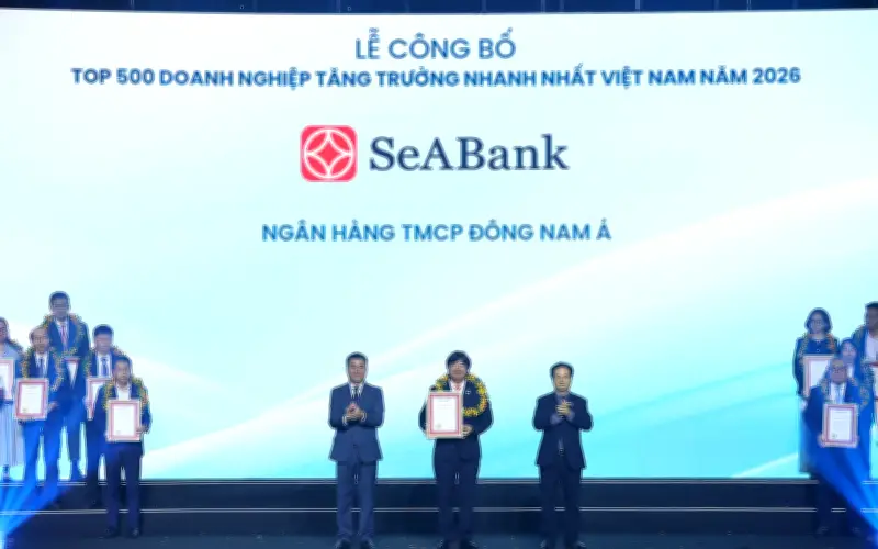 SeABank lần thứ 7 vào Fast500, củng cố nền tảng tăng trưởng bền vững