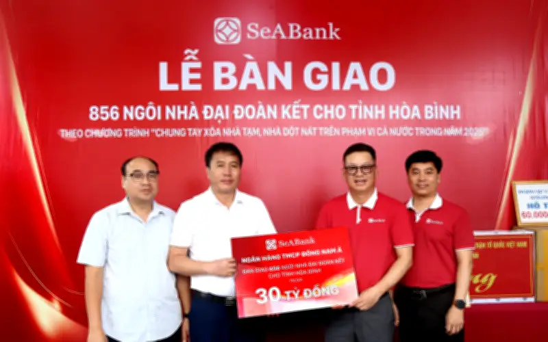 SeABank vinh danh Ngân hàng có trách nhiệm xã hội tiêu biểu 2026 nhờ loạt dấu ấn cộng đồng