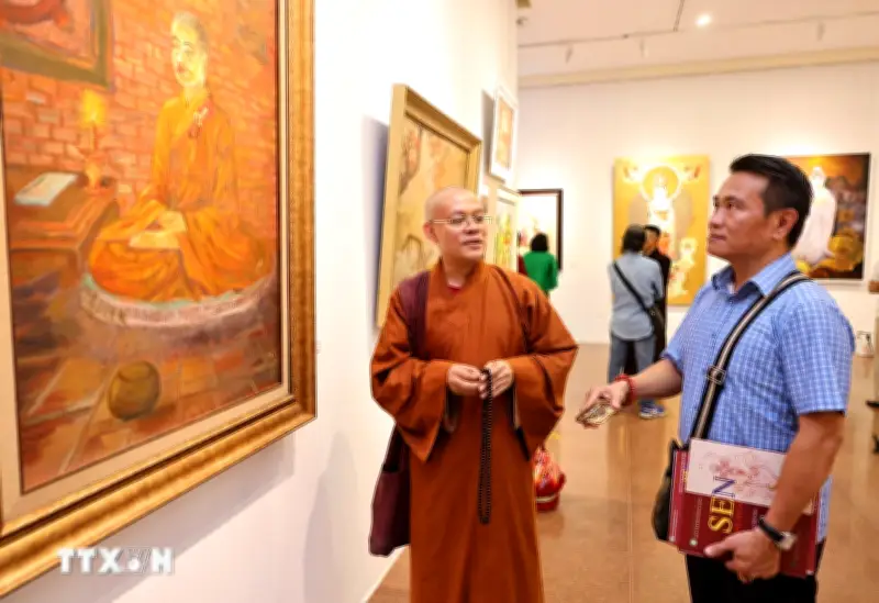 Sen đấu Hạ IX: Kết nối cái đẹp với ánh sáng từ trí tuệ của đạo Phật
