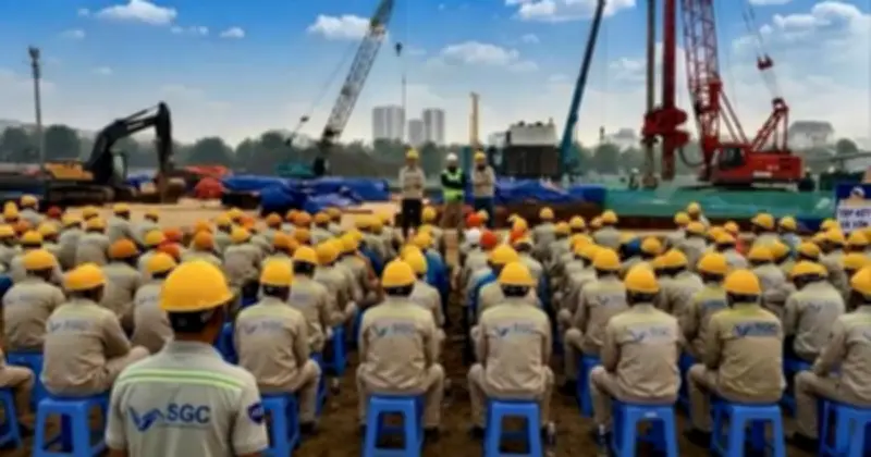 SGC tuyển tổ trưởng công nhân lương 65 triệu/tháng, thị trường xây dựng thiếu lao động