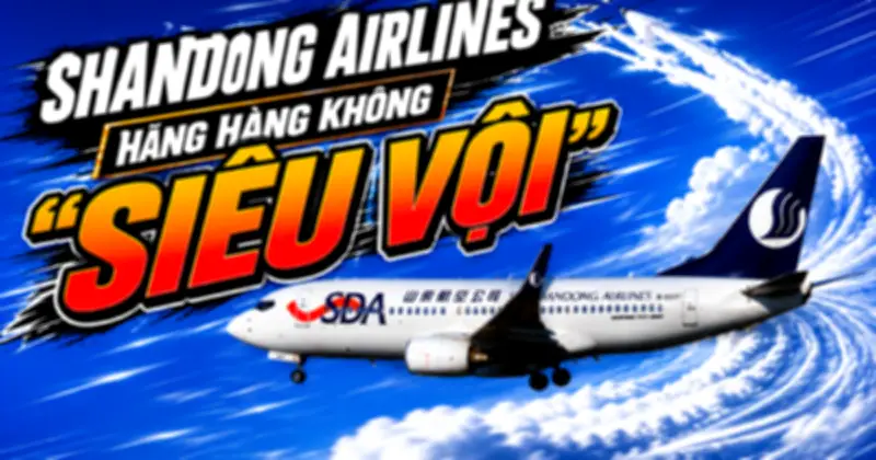 Shandong Airlines 'siêu vội': Hãng bay tia sét khiến mạng xã hội Việt Nam dậy sóng