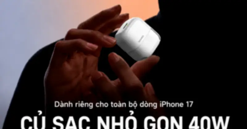Sharge ra mắt củ sạc mini 40W giống hộp AirPods, cạnh tranh Anker Nano