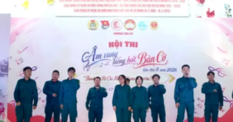 Sôi nổi hội thi 'Âm vang tiếng hát Bàn Cờ' lần 2 năm 2026