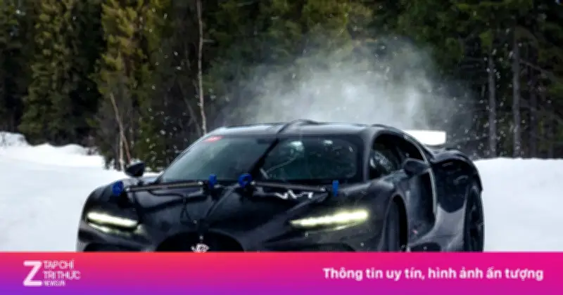 Siêu xe Bugatti Tourbillon thử nghiệm khắc nghiệt tại Thụy Điển