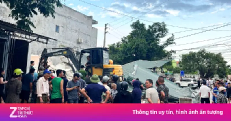 Sập nhà 2 tầng ở Quảng Ninh: 1 người chết, 2 người bị thương