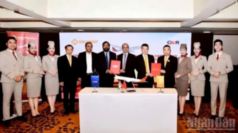 Sun Group và GMR Group ký thỏa thuận hợp tác chiến lược hàng không