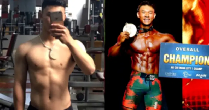 Từ thanh niên 48 kg đến Nam vương thể hình: Hành trình 8 năm đầy cảm hứng