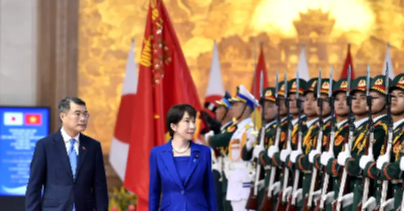 Thủ tướng Lê Minh Hùng chủ trì lễ đón Thủ tướng Nhật Bản Sanae Takaichi