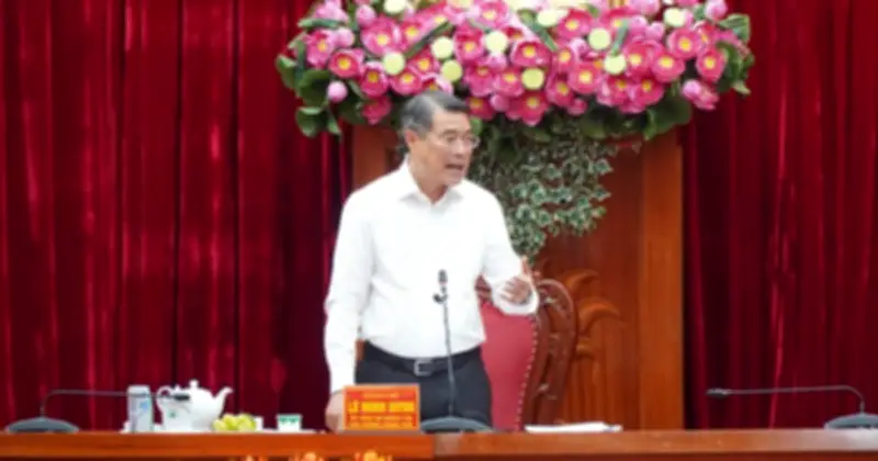 Thủ tướng Lê Minh Hưng làm việc với tỉnh Vĩnh Long về tăng trưởng