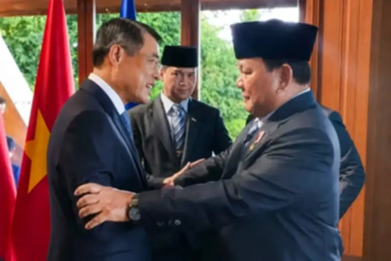 Thủ tướng Lê Minh Hưng và Tổng thống Prabowo nhất trí tăng cường hợp tác chiến lược