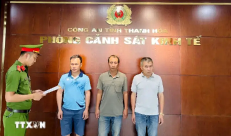 Thanh Hóa khởi tố vụ 3 đối tượng vi phạm quy định về khai thác tài nguyên
