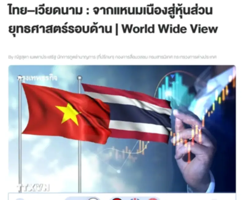 Thúc đẩy quan hệ Thái Lan - Việt Nam qua giao lưu nhân dân
