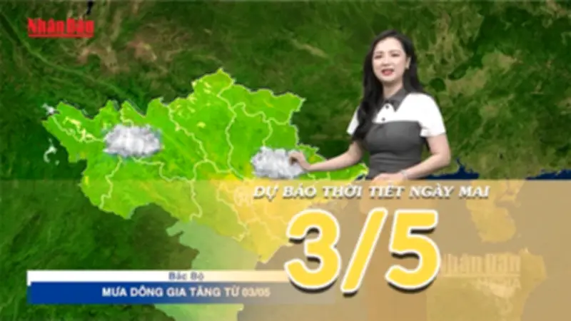 Thời tiết Bắc Bộ đêm nay ít mưa, ngày mai đón không khí lạnh