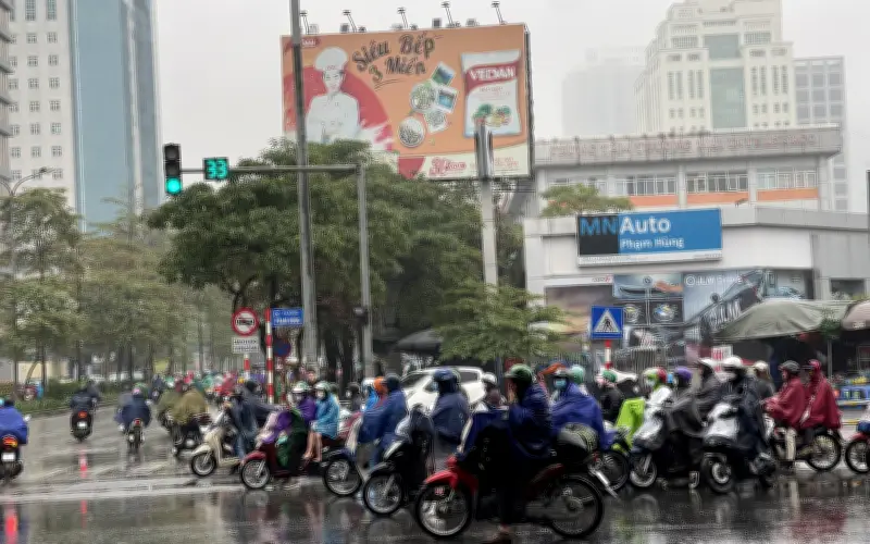 Thời tiết Hà Nội: Rét đậm, không khí lạnh tràn xuống