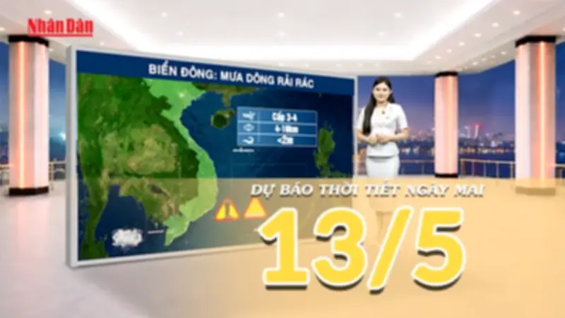 Thời tiết hôm nay: Bắc Bộ mưa dông, Trung Bộ nắng nóng gay gắt